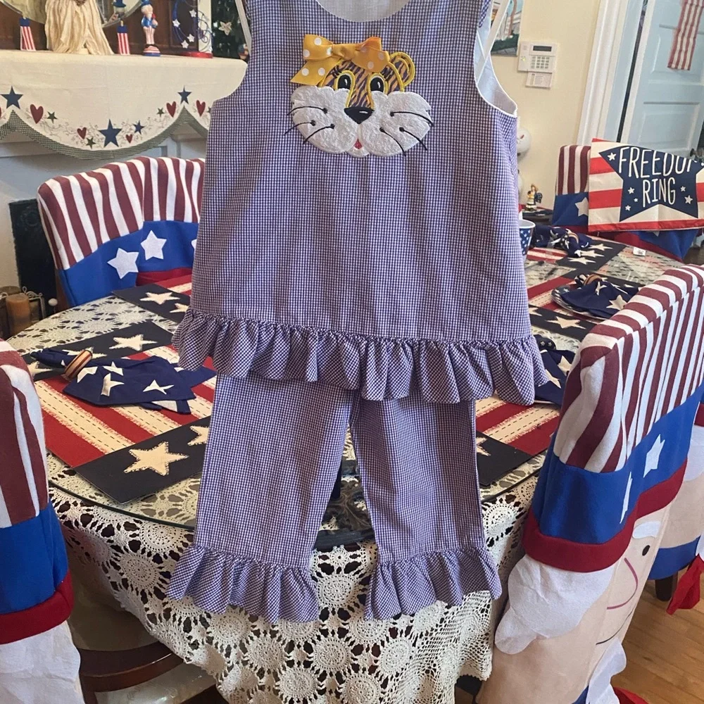 Silly Cat Boutique Girls 2 pc Pant set size 4 - Picture 16 of 16